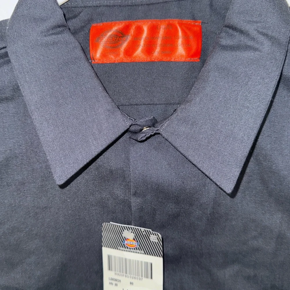 Dickies Men's Navy blue Short Sleeve Shirt Large - Picture 3 of 4